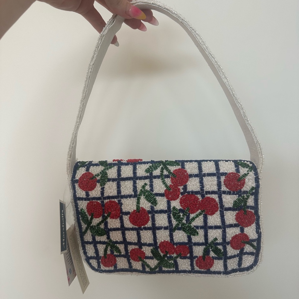 Cherry Patterned Handbag - image 2